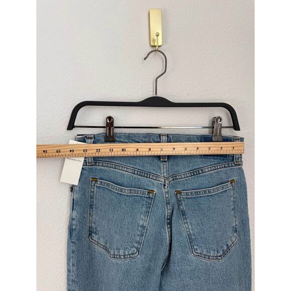 Abercrombie & Fitch Women’s Ultra High Rise 90s Straight Denim Jeans NWT Sz 4L - Picture 8 of 9